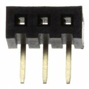 NPPN031FGGN-RC Sullins Connector Solutions 0.079" (2.00mm) 3 Positions Solder Through Hole, Right Angle