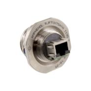 RJFTVX7SA1N Amphenol PCD RJF TV Coupler Jack, 8p8c (RJ45) Panel Mount, Bulkhead