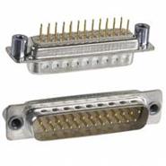 172-025-112R021 NorComp Signal 2 Rows Plug, Male Pins Grounding Indents