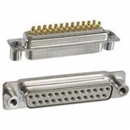 172-025-202R031 NorComp 25 Positions Signal 2 Rows Solder Cup