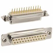 172-E25-213R011 NorComp 25 Positions Signal Solder Receptacle, Female Sockets