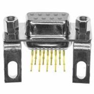 173-E09-213R141 NorComp Mounting Hardware Receptacle, Female Sockets 9 Positions Solder