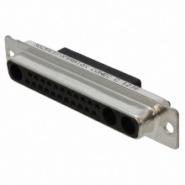 3025W3SXK99A10X Conec 25 Position 2 Rows D-Sub, Combo Receptacle for Female Contacts