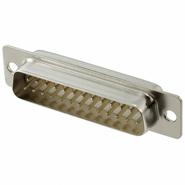 40-9725M Cinch Connectivity Solutions Solder Cup Housing/Shell (Unthreaded) 25 Positions Plug, Male Pins