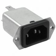 5120.1007.0 Schurter Bulk 3 Positions Quick Connect - 0.250" (6.3mm) Receptacle, Male Blades