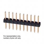 929647-02-01-I 3M 1 Row Solder 1 Position Male Pin