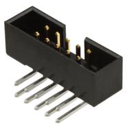AWHW2-10A-0202-T-R Assmann WSW Components Male Pin 10 Positions Header, Shrouded Solder