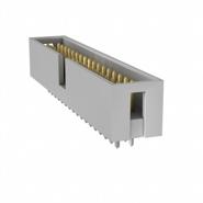 AWHW34G-0202-T-R Assmann WSW Components Gold Header, Shrouded 2 Rows Male Pin