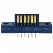 EBC06MMWD Sullins Connector Solutions Solder 12 Positions 0.100" (2.54mm) -65°C ~ 125°C