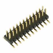 GRPB122VWQS-RC Sullins Connector Solutions Solder Male Pin Header, Unshrouded Gold