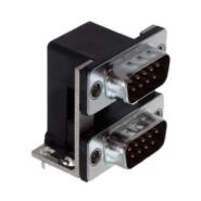 L17H2112120 Amphenol Signal Plug, Male Pins Solder Board Lock, Grounding Indents