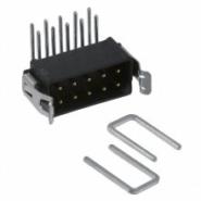 M80-8511042 Harwin Gold 2 Rows Strain Relief Clips Plug