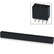 PPTC312LFBN-RC Sullins Connector Solutions Solder 0.100" (2.54mm) 62 Positions 2 Rows