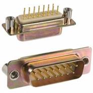 172-E15-111R021 NorComp Board Side (4-40) Solder Plug, Male Pins 2 Rows
