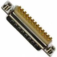172-E25-102R011 NorComp Plug, Male Pins Gold Solder Cup 25 Positions