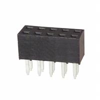 25641001RP2 NorComp 10 Positions 0.079" (2.00mm) Solder Through Hole