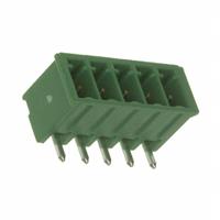 284512-5 TE Connectivity Solder 0.138" (3.50mm) 5 Positions Header, Male Pins, Shrouded (4 Side)