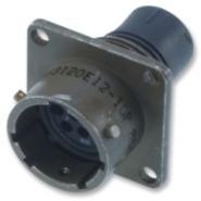 MS3120E18-30S Amphenol Panel Mount, Flange Receptacle, Female Sockets 30 Positions Gold