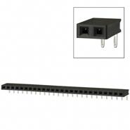 PPTC261LGBN Sullins Connector Solutions 26 Positions Through Hole, Right Angle Female Socket 1 Row