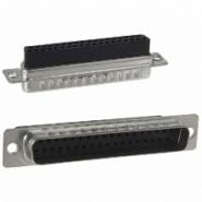 163X10049X Conec D-Sub Plug for Male Contacts Housing/Shell (Unthreaded) Free Hanging (In-Line)