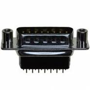 172-015-182-031 NorComp 2 Rows Signal Plug, Male Pins Grounding Indents