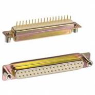 172-E37-211-031 NorComp Gold Signal Receptacle, Female Sockets 2 Rows