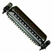 172-E50-102-911 NorComp 50 Positions 3 Rows Gold Solder Cup