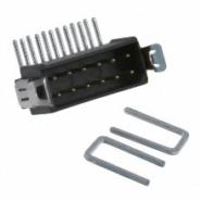 M80-8511242 Harwin Gold 12 Positions Male Pin Solder