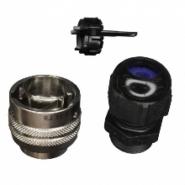 RJ11F6N Amphenol PCD Unshielded Shock Resistant, Toolless, Vibration Resistant Free Hanging (In-Line) Silver