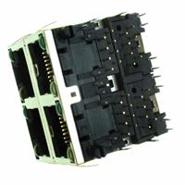 RJSAE-5381-04 Amphenol Solder 90° Angle (Right) Shielded, EMI Finger RJSAE