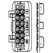 1565804-2 TE Connectivity 8 Positions Bulk Crimp 0.025