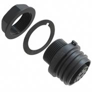 EXP-0931/10/S Bulgin IP68 - Dust Tight, Waterproof Nickel 10 Positions Panel Mount, Bulkhead - Rear Side Nut