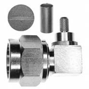 138-4408-107 Cinch Connectivity Solutions 11GHz Free Hanging (In-Line), Right Angle N Type Solder