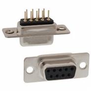 171-009-213R001 NorComp Housing/Shell (Unthreaded) 2 Rows Receptacle, Female Sockets Signal