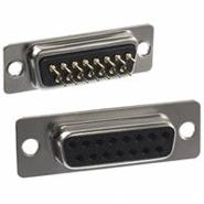 171-015-213R001 NorComp 15 Positions Solder Signal Receptacle, Female Sockets