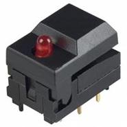 5501MBLKRED E-SWITCH