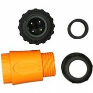 C016 20H003 800 15 Amphenol Sine Systems Plug, Male Pins 4 Positions IP65/67 - Dust Tight, Water Resistant, Waterproof Cable Clamp