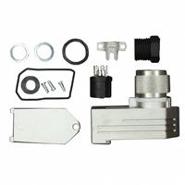 C091 31F105 100 2 Amphenol Sine Systems Silver Free Hanging (In-Line), Right Angle 5 Positions Keyed