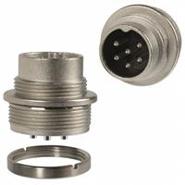 C091 31W006 100 2 Amphenol Sine Systems Keyed Receptacle, Male Pins 6 Positions IP65/67 - Dust Tight, Water Resistant, Waterproof