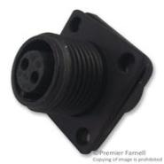 C90-3102R12S-3S Harwin 2 Positions Silver Bulk Receptacle, Female Sockets