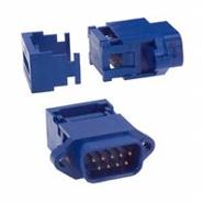 CWR-180-09-0000 CW Industries Gold Signal Feed Through, Strain Relief 9 Positions