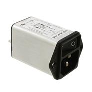 DC12.5102.001 Schurter Bulk 3 Positions Filtered (EMI, RFI) - Commercial Receptacle, Male Blades - Module