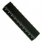 ELFH10250 Amphenol PCD 0.200" (5.08mm) 10 Positions Solder Header, Male Pins, Shrouded (4 Side)