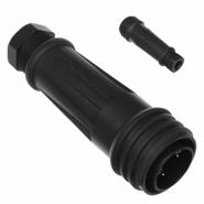 EXP-0921/03/P Bulgin IP68 - Dust Tight, Waterproof Free Hanging (In-Line) Nickel 3 Positions