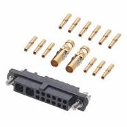 M80-4C11205F1-02-325-00-000 Harwin Free Hanging (In-Line) Gold Datamate Mix-Tek 14 Position