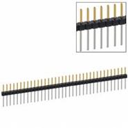 PBC36SADN Sullins Connector Solutions 0.100" (2.54mm) Male Pin 1 Row Header, Unshrouded, Breakaway