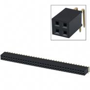 PPPC342LJBN-RC Sullins Connector Solutions Solder 0.100" (2.54mm) 2 Rows 68 Positions