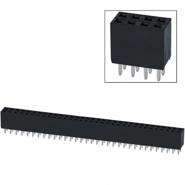 PPTC332LFBN-RC Sullins Connector Solutions 2 Rows 0.100" (2.54mm) Female Socket Solder
