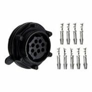 PX0727/S Bulgin Panel Mount Keyed Tin Receptacle, Female Sockets