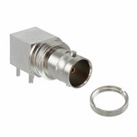 112809-75 Amphenol RF 75 Ohm Panel Mount, Bulkhead; Through Hole, Right Angle BNC Solder